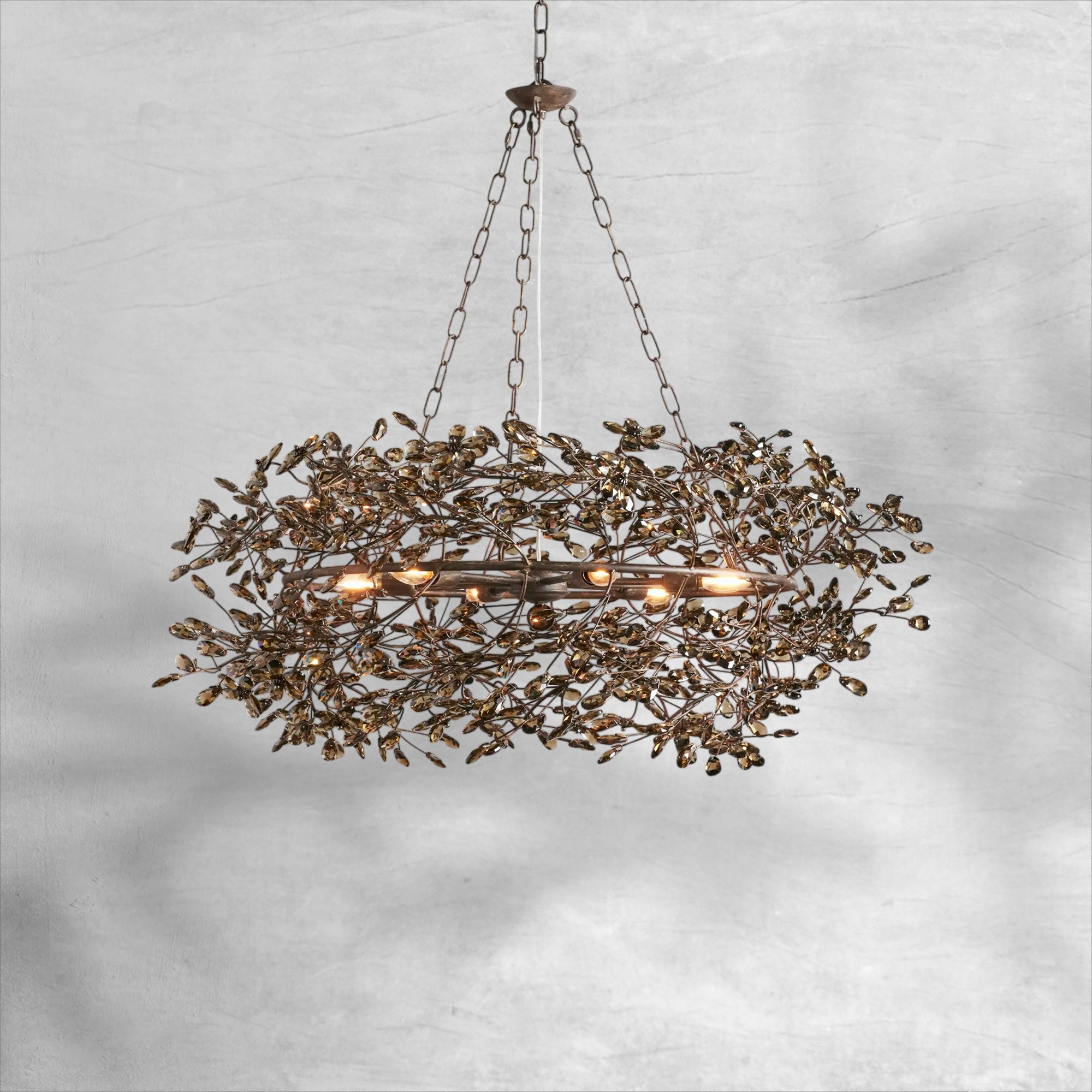 Fiore Crown Chandelier 39" 48" 60"