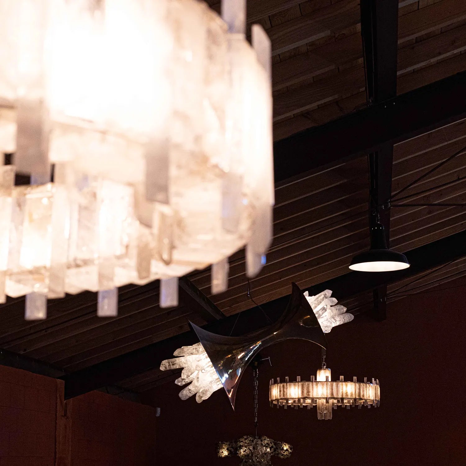 Saturn chandelier