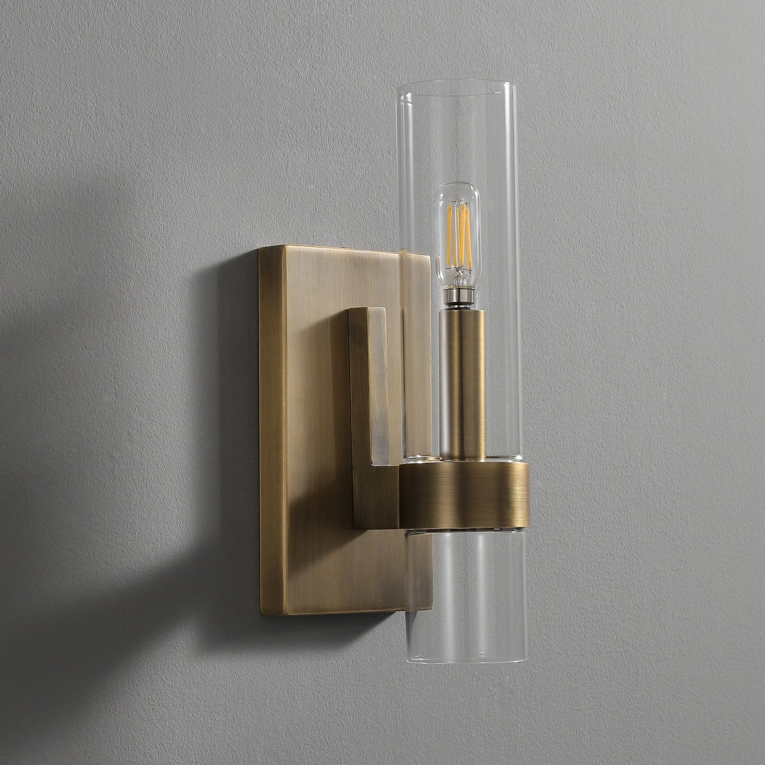 Nova Glass Wall Sconce 12"H