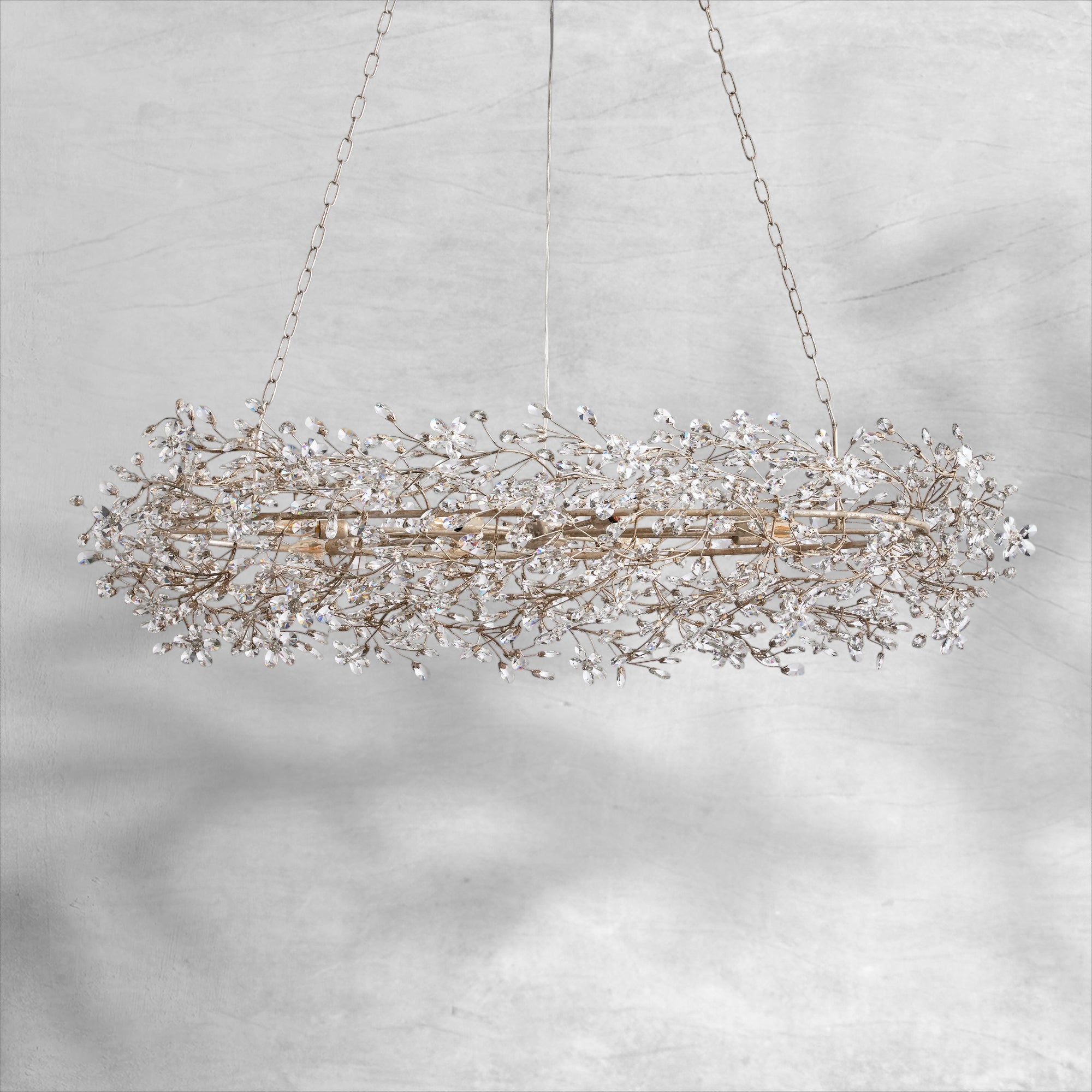 Fiore Oval Chandelier 62''74''