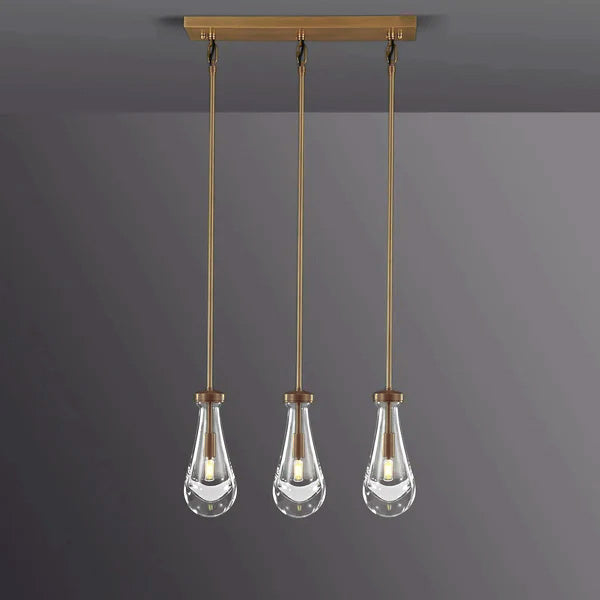 Raindrops Rectangle Chandelier