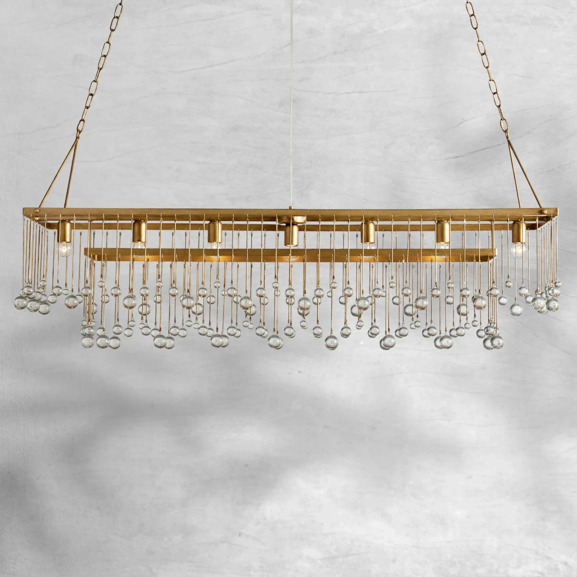 Aubrey Rectangular Chandelier 47''60''