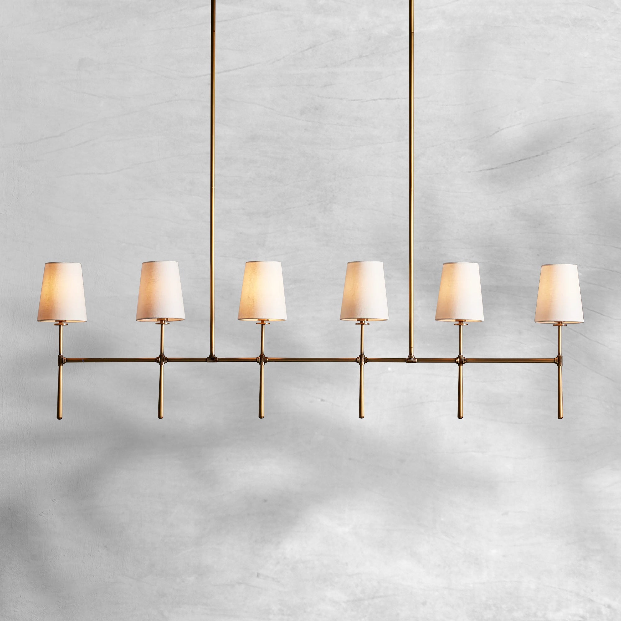 Rhodes Linear Chandelier 5/6 Light