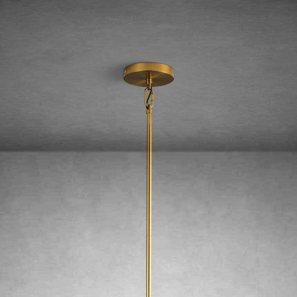 7" Glass Modern Black Pendant Lights(2PCS)