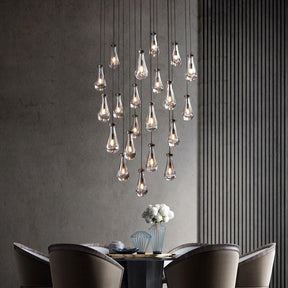 Raindrop Round Modern Chandelier Light