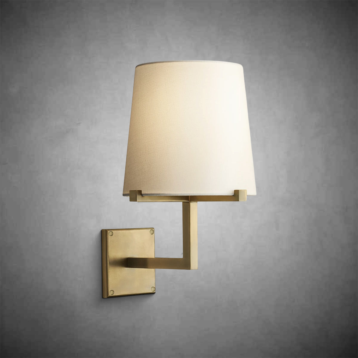 Paul Fabric Shade Grand Sconce