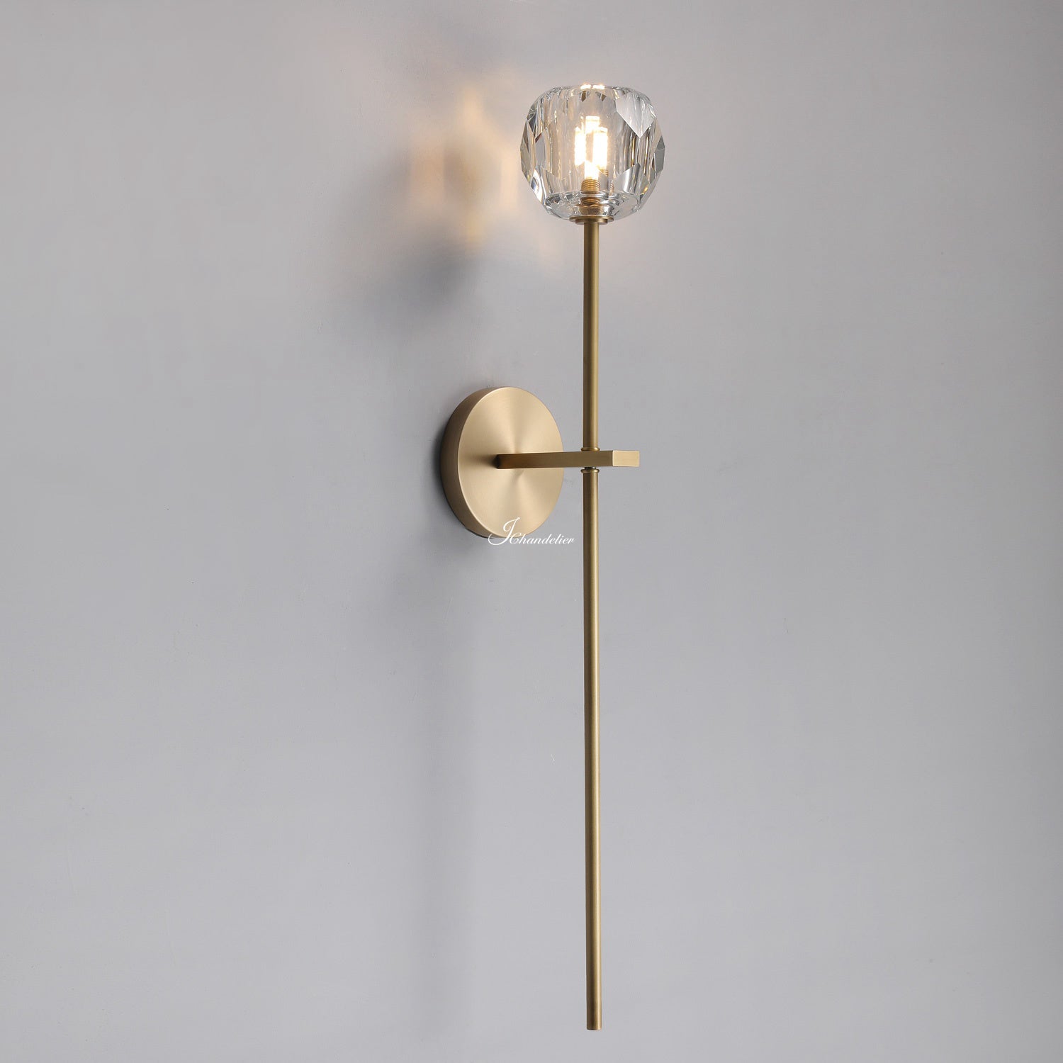Bille De Crystal Glass Grand Wall Sconce