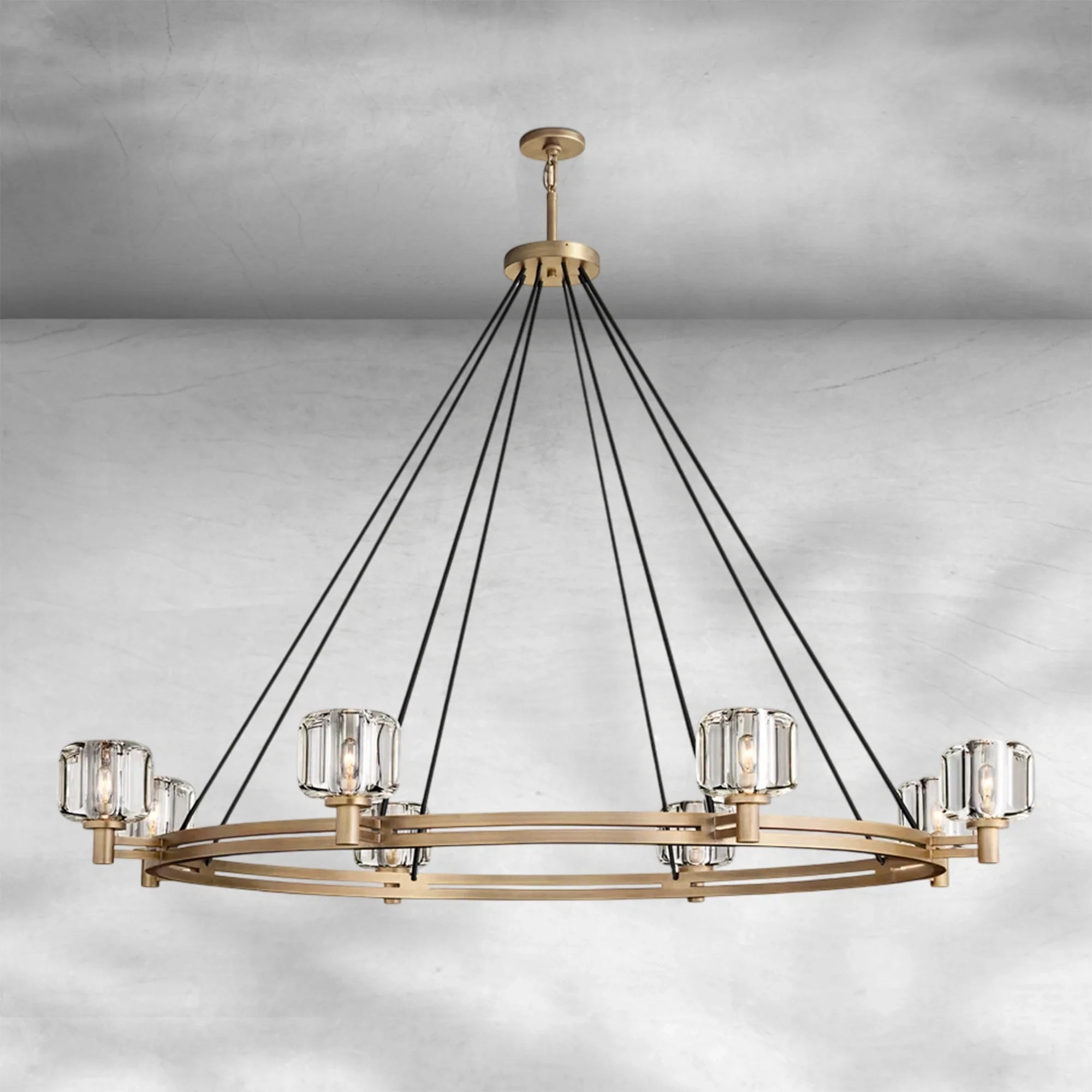 Demaket Round Chandelier 36"48"60"