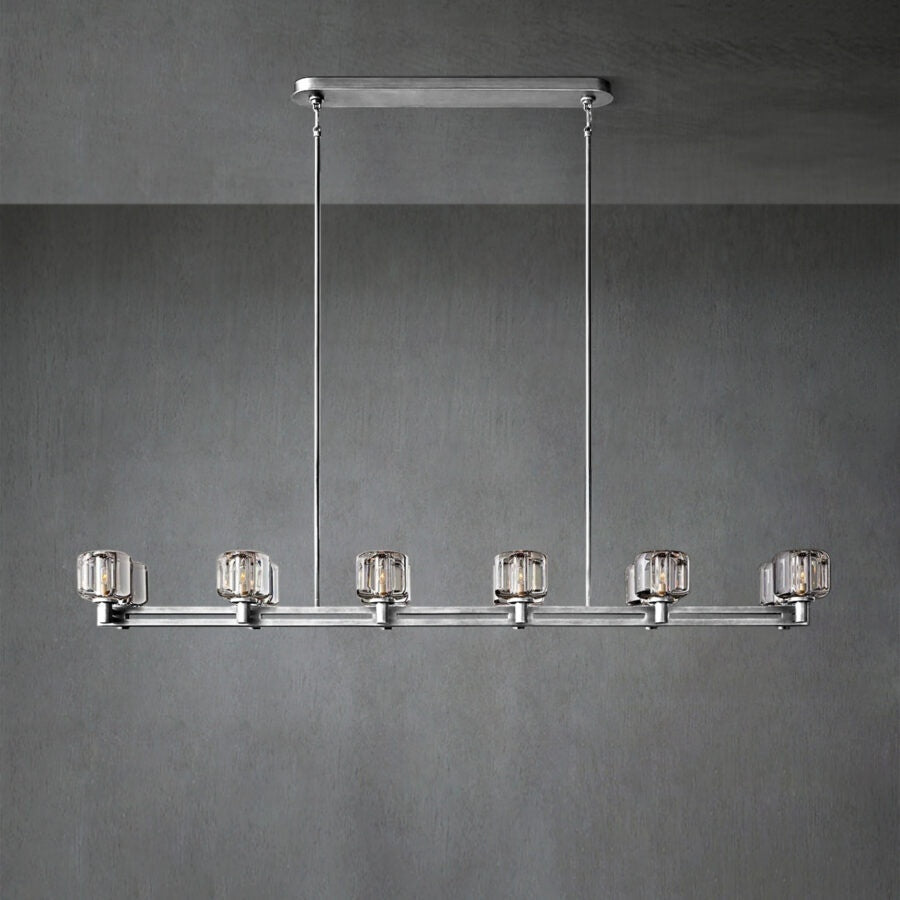 Zachary Double Linear Chandelier 72”