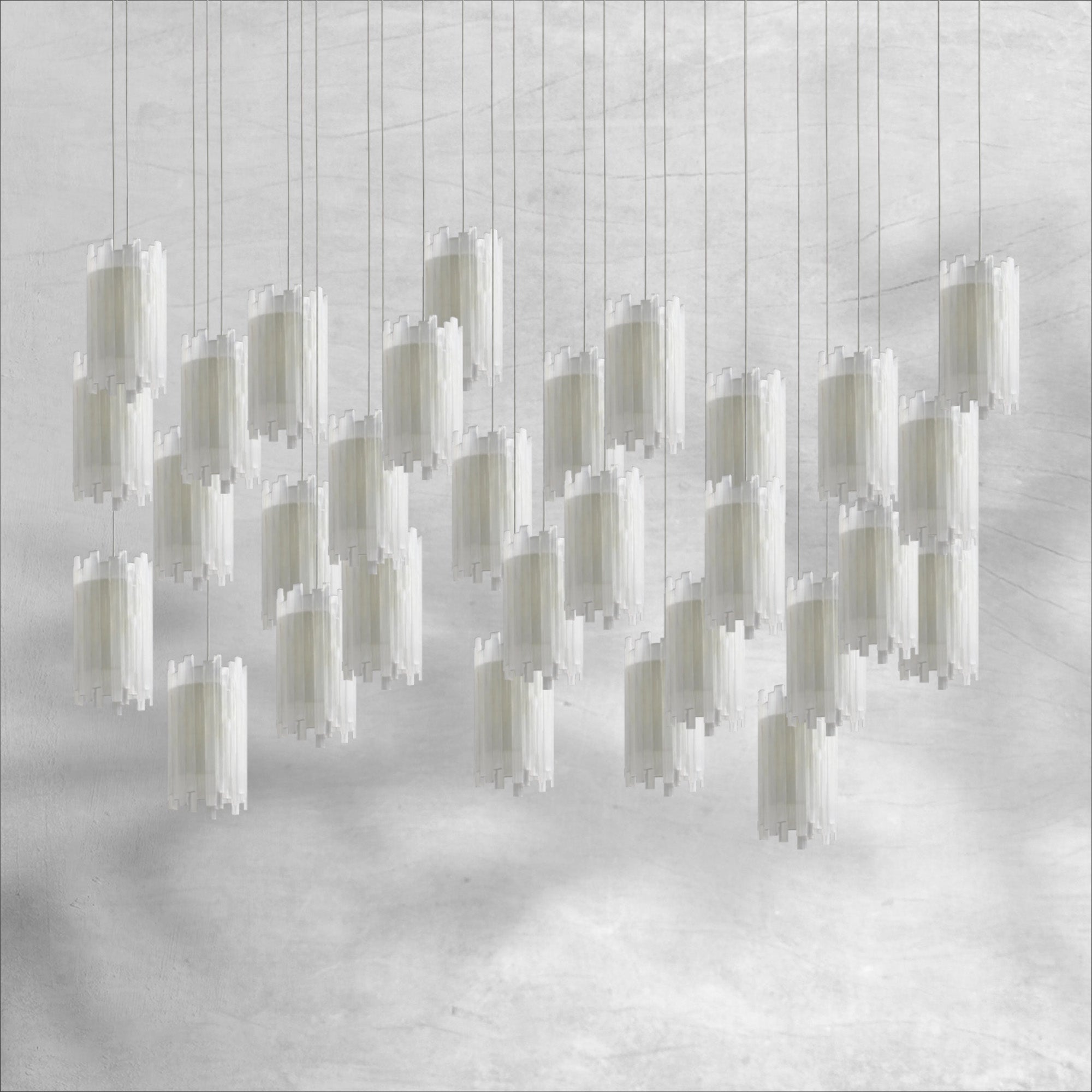 Gianna Rectangular Chandelier 15/30 Light