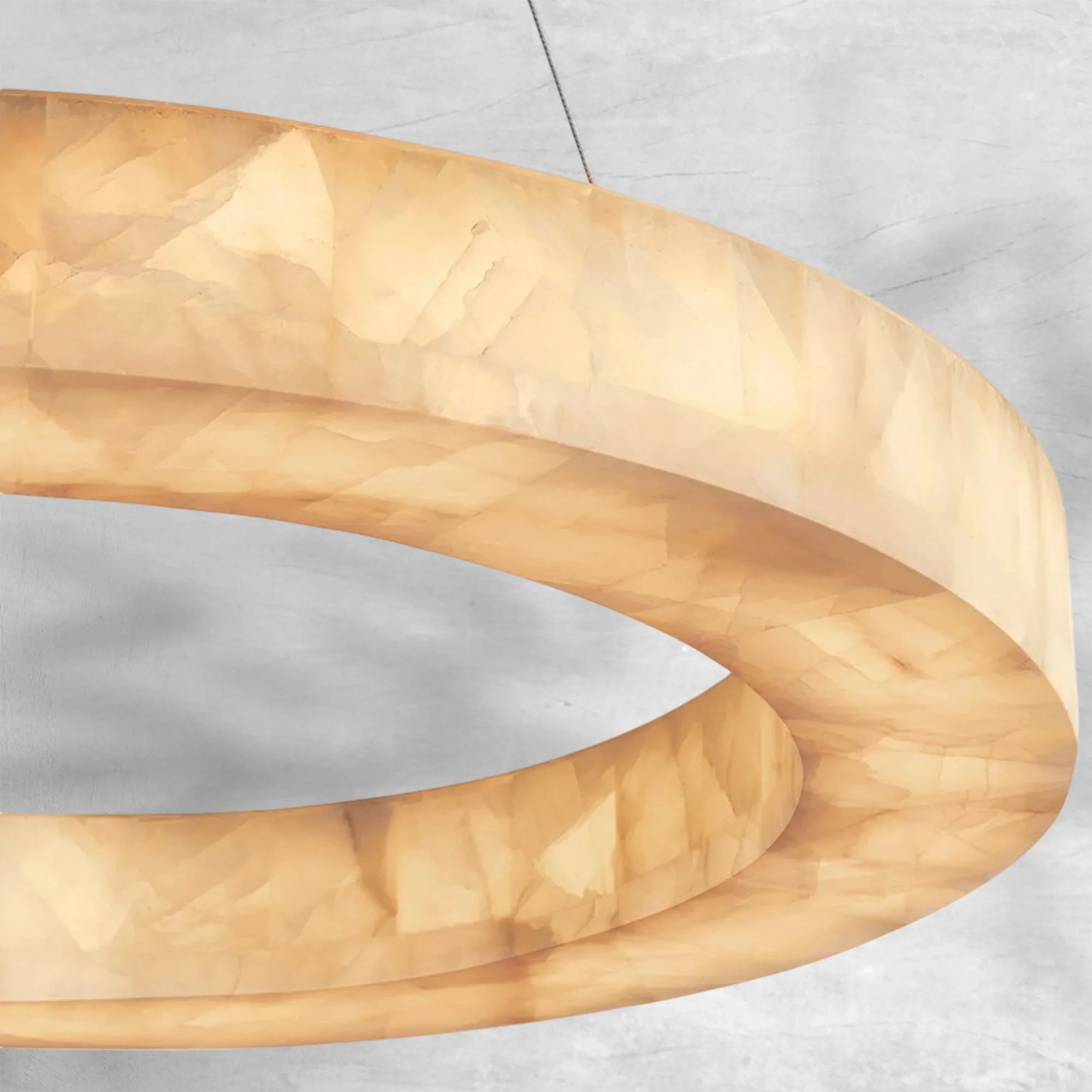 Rivaga Calcite Round Chandelier 31"40"60"