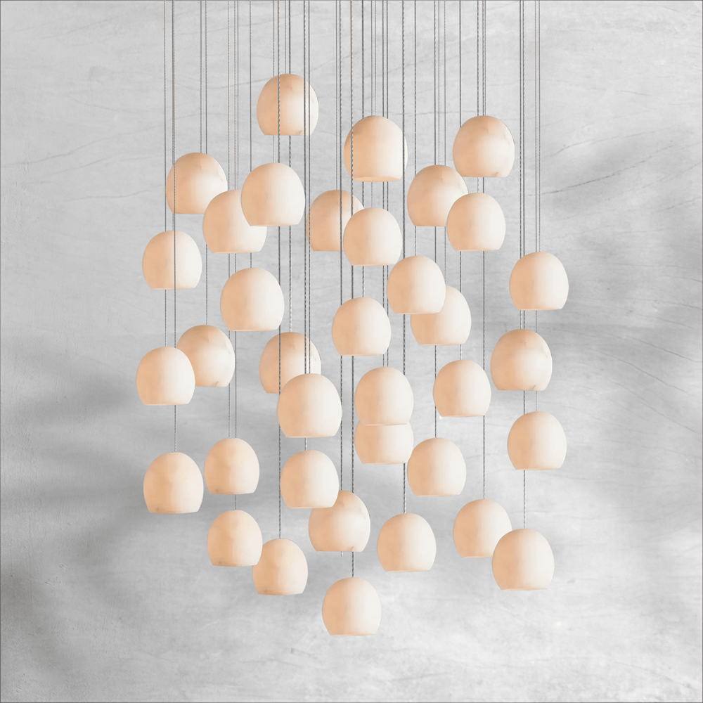 Maeva Round Chandelier 3/7/15/36 Light - Arialamps