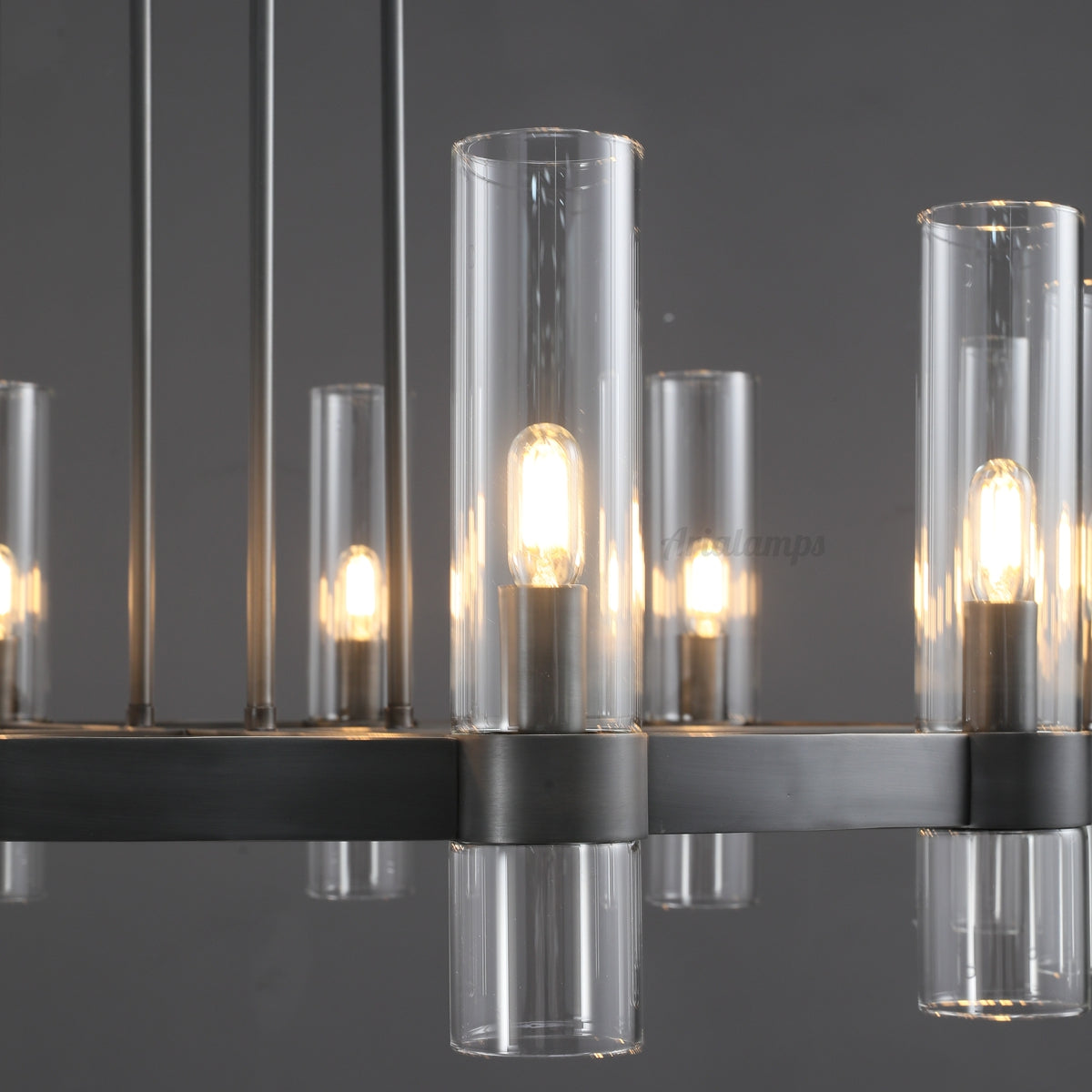 Aria Rachel Round Glass Chandelier
