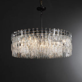 Aria Malachi Round Glass Chandelier