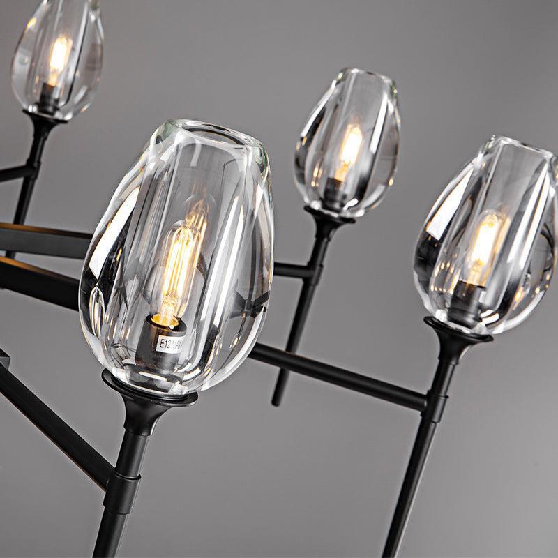 Tulipe Round Chandelier 27"42"54"