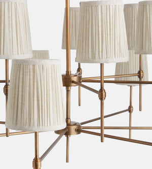 Isobella Chandelier, Antiqued Brass, Large