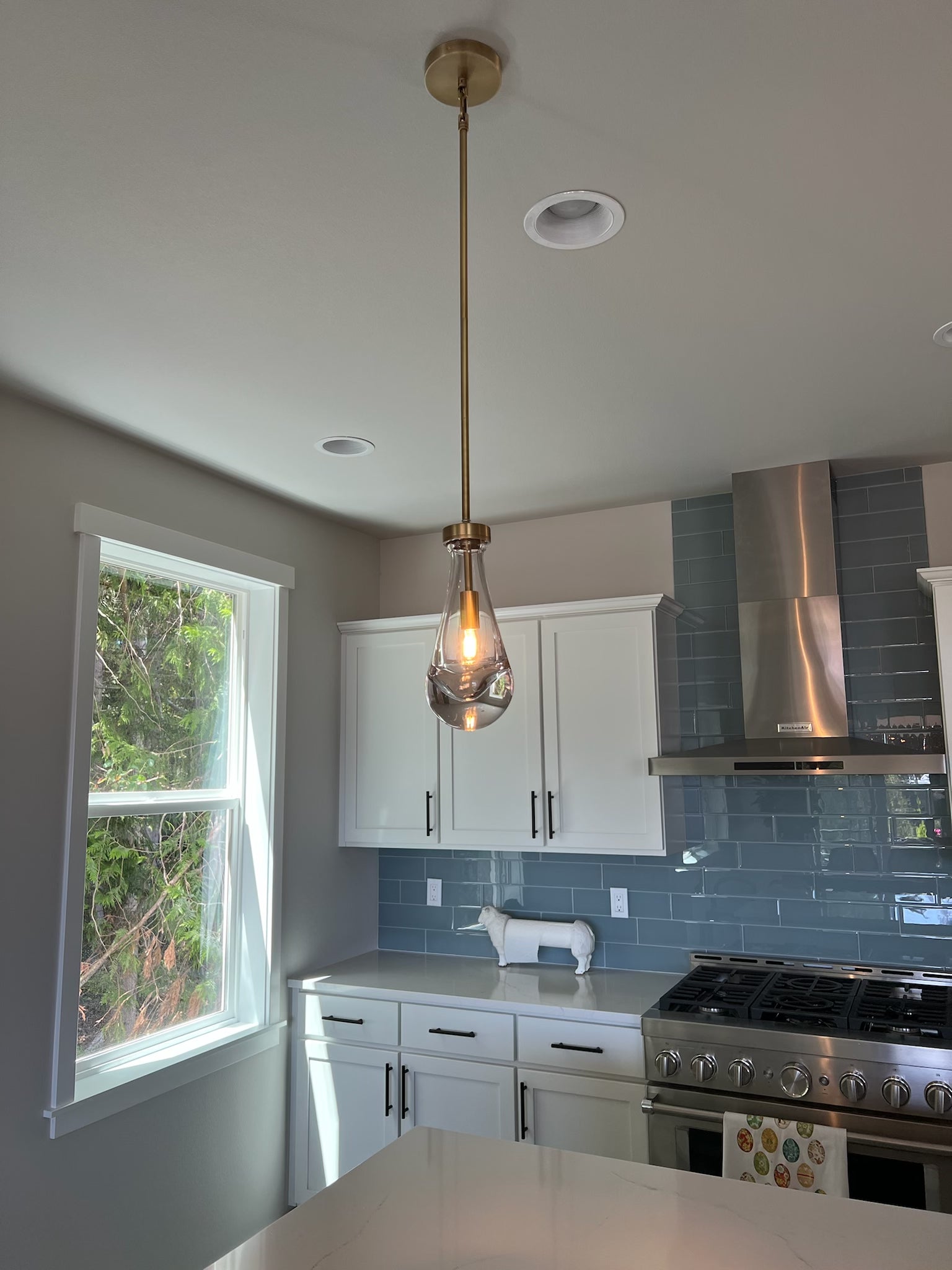 Raindrop Modern Island Pendant Light