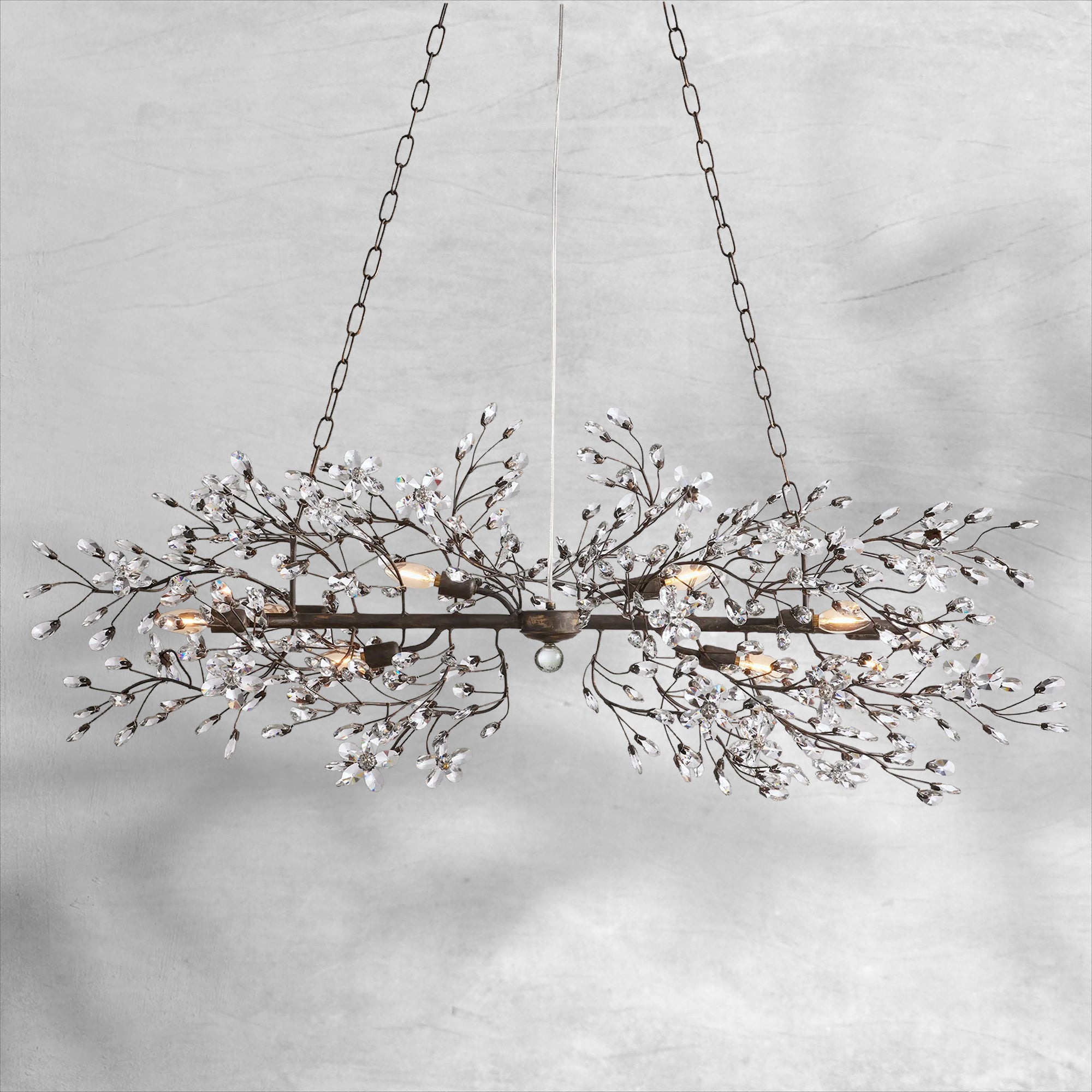 Fiore Linear Chandelier 43"51"68"