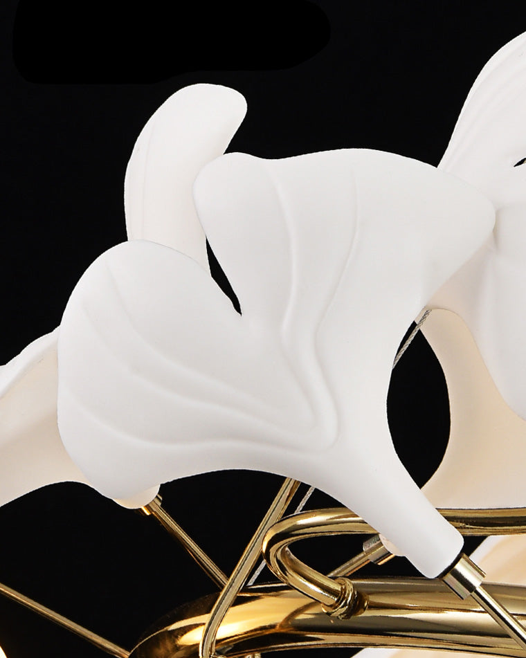 Aria Circular Tiered Gingko Chandelier