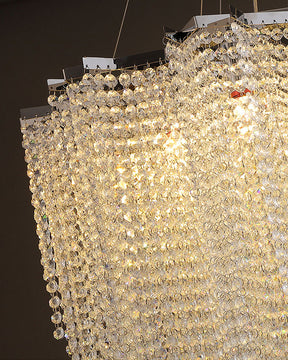 Aria Cascading Crystal Foyer Chandelier