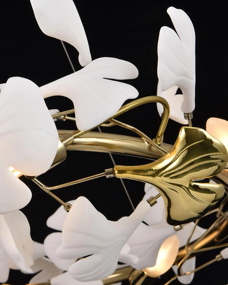 Aria Gingko Spiral Chandelier