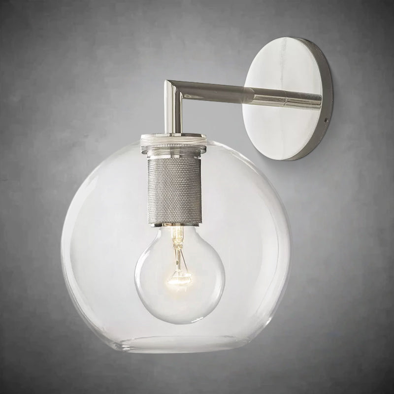 Utilitaive Globe Shade Sconce