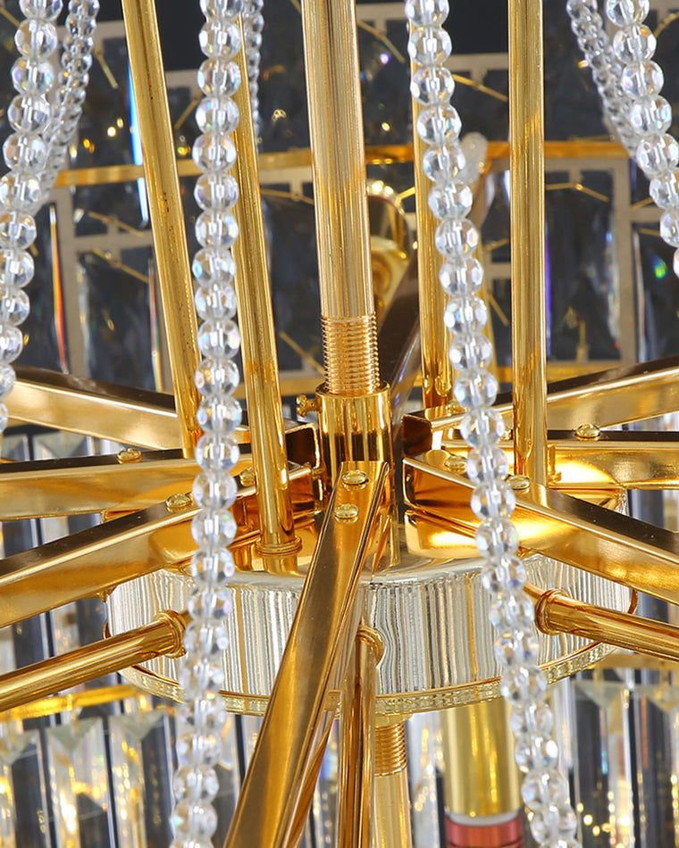 Aria Massive Tiered Crystal Chandelier