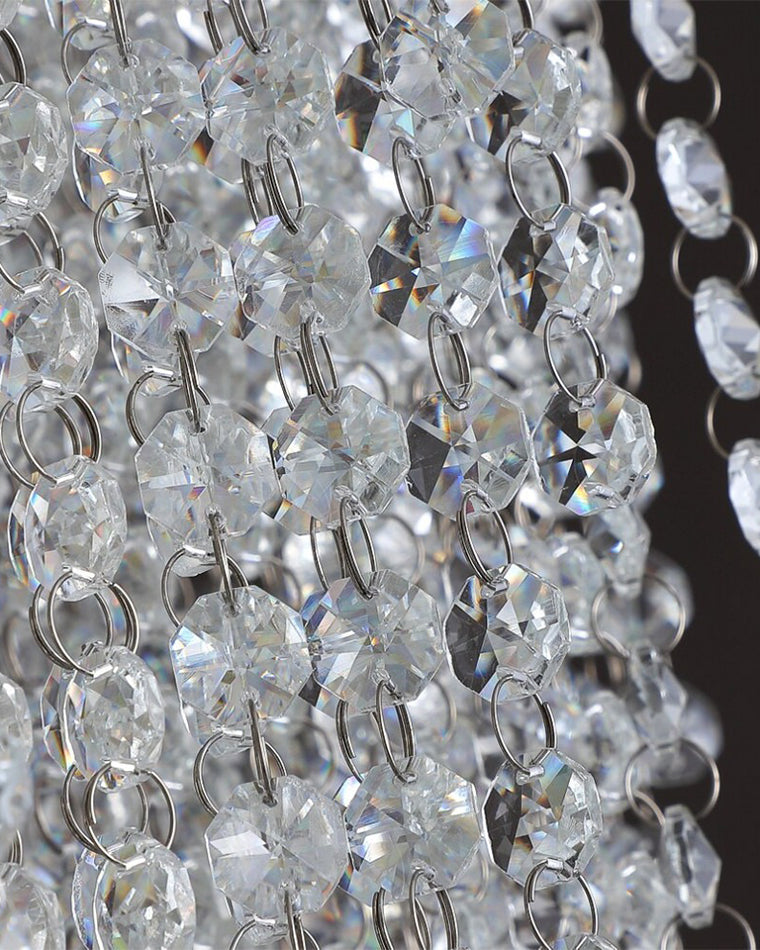 Aria Cascading Crystal Foyer Chandelier