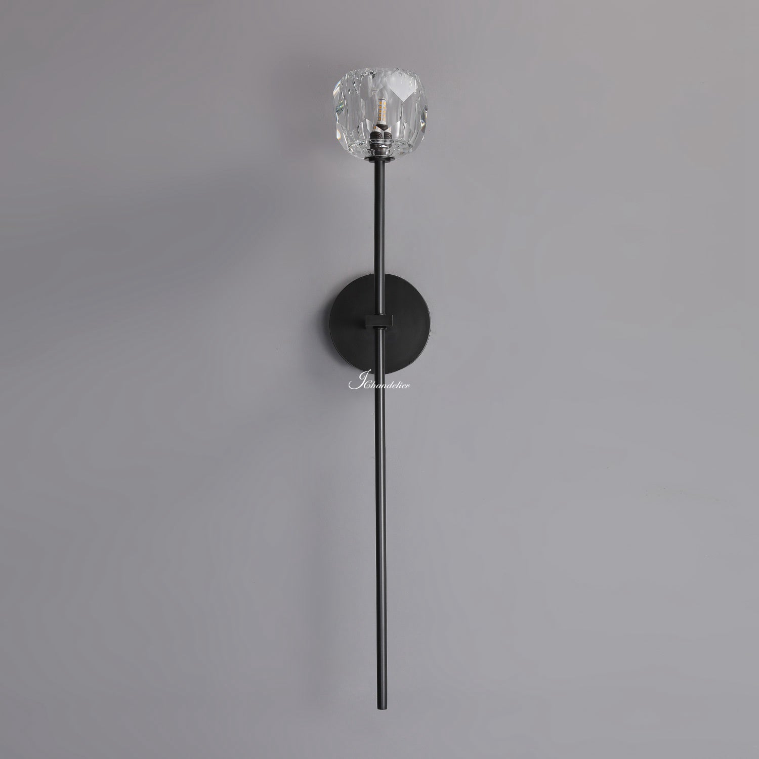 Bille De Crystal Glass Grand Wall Sconce