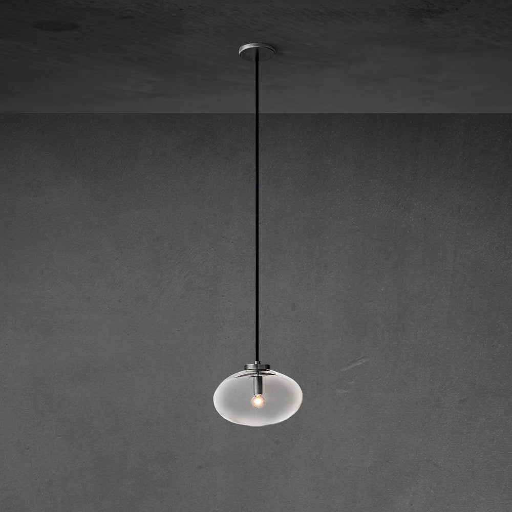 Cabrlet Clear Glass Pendant 10" - Arialamps