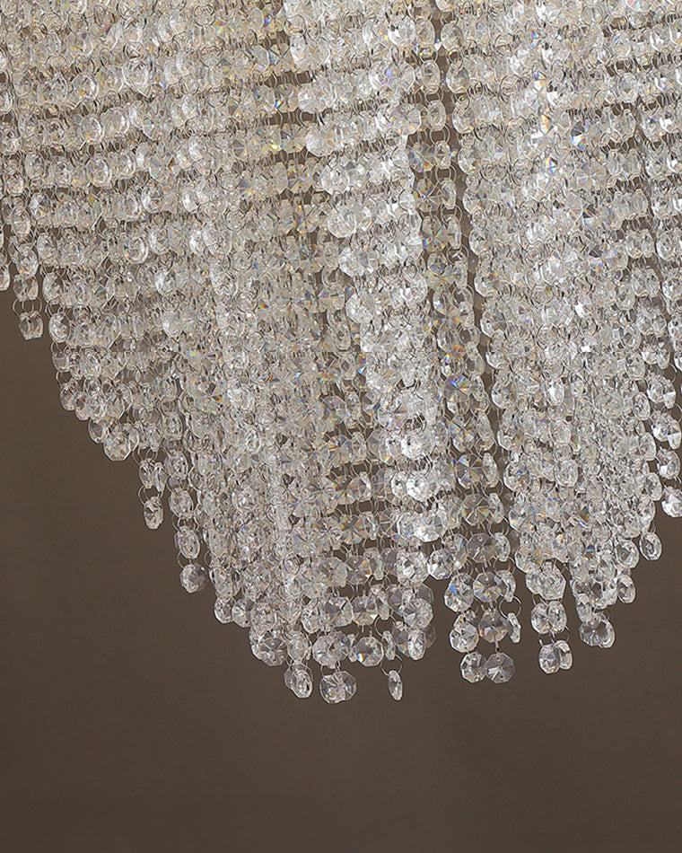 Aria Cascading Crystal Foyer Chandelier
