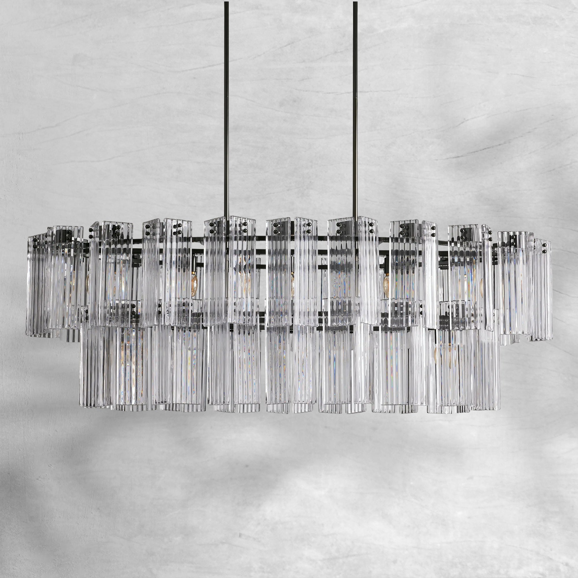 Delsie Oval Chandelier 51''63''72''
