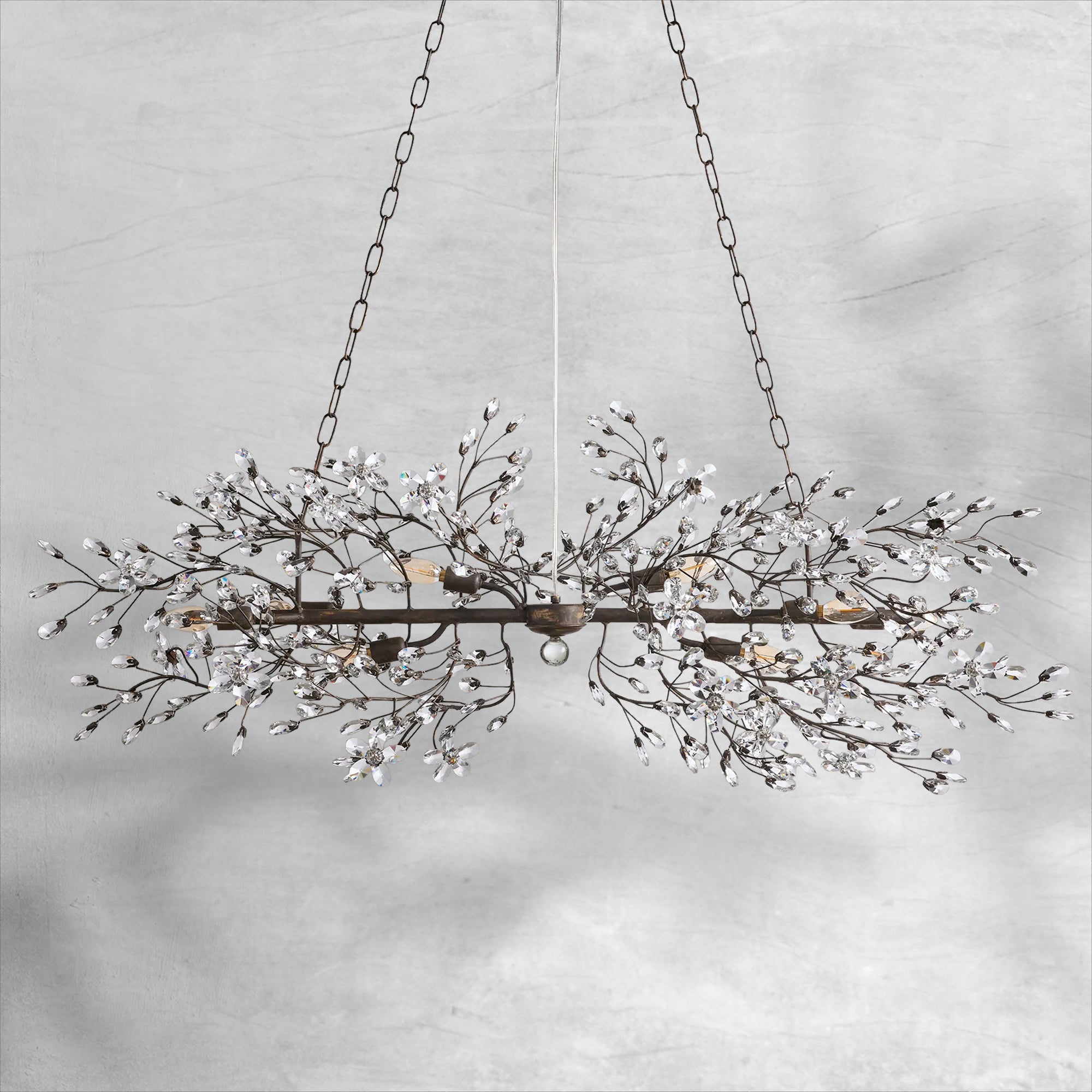Fiore Linear Chandelier 43"51"68"