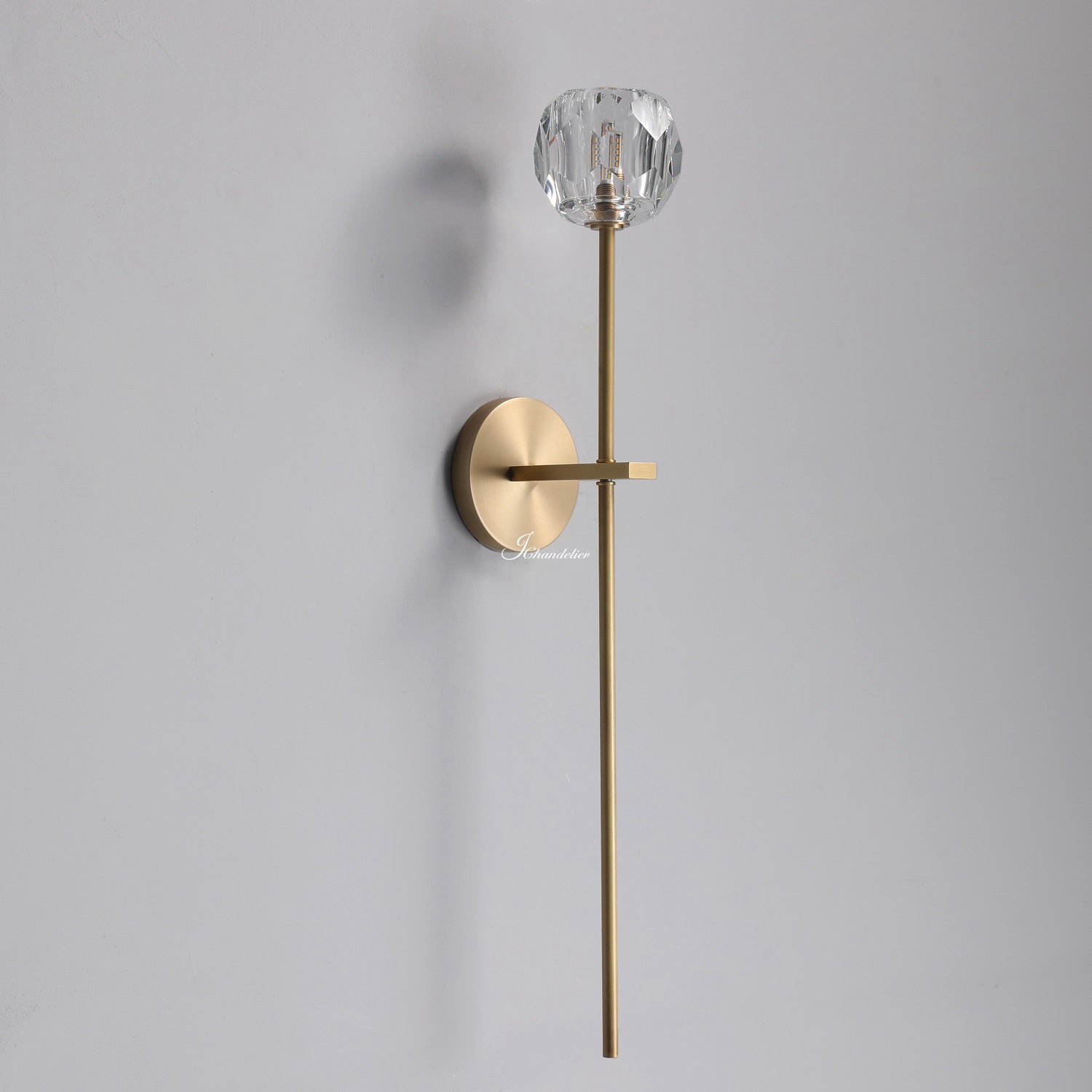 Bille De Crystal Glass Grand Wall Sconce
