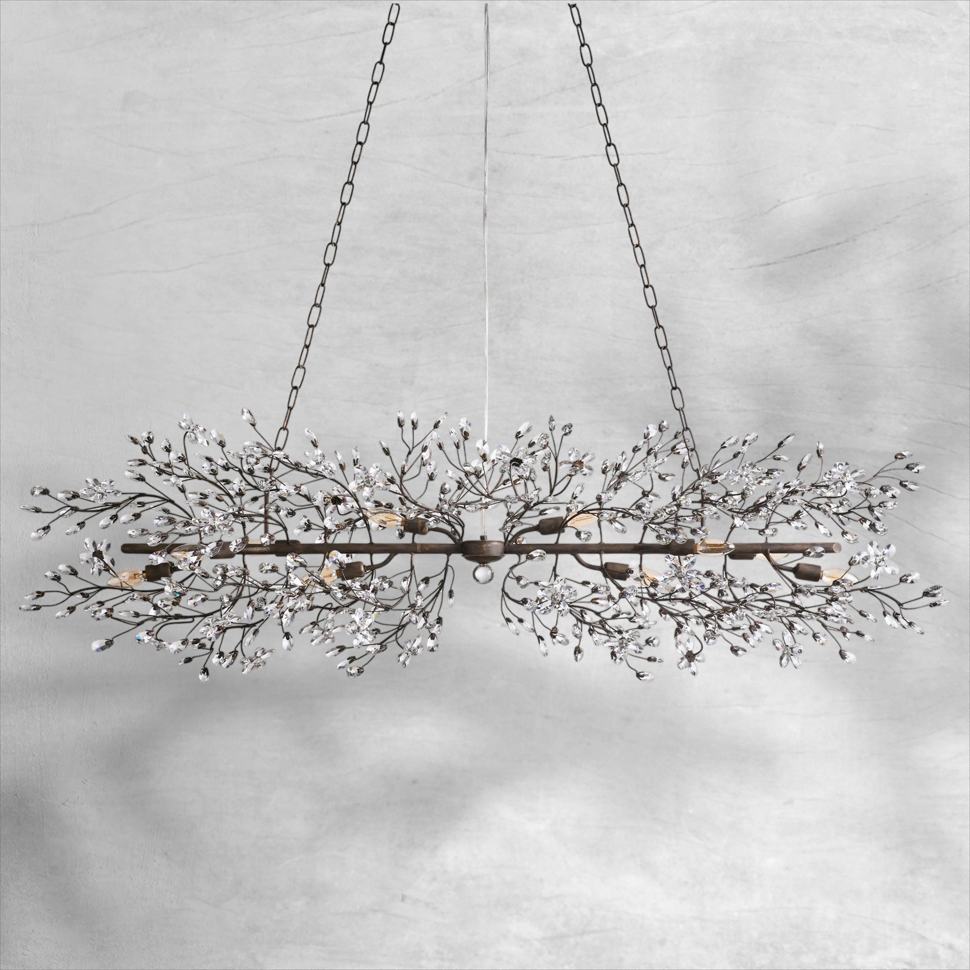 Fiore Linear Chandelier 43"51"68"