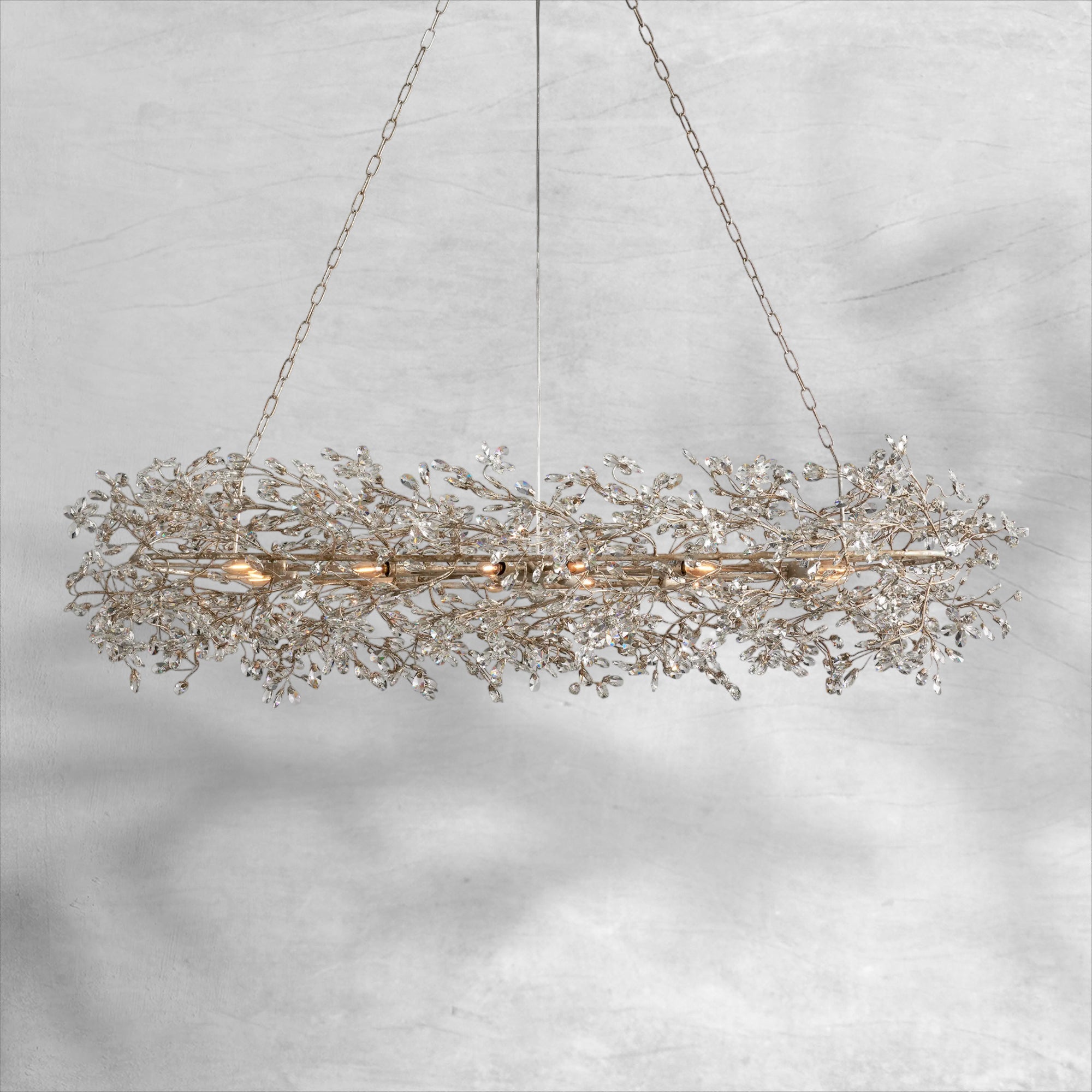 Fiore Oval Chandelier 62''74''