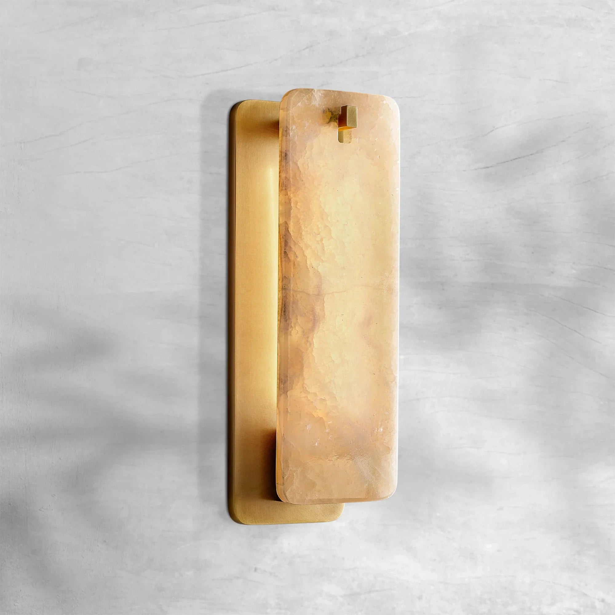 Calame Alabaster Sconce