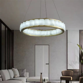 Aria Winnie marble Round chandelier 23" 30" 40"