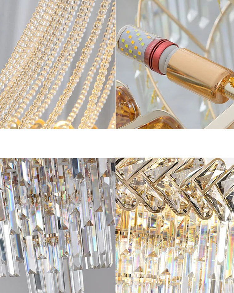 Aria Tiered Crystal Chandelier