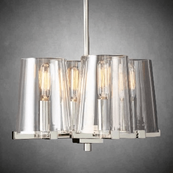 Paricia Clear Glass Pendant Light - Arialamps