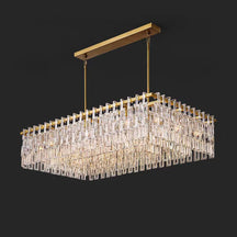 Melody K9 Crystal Rectangular Chandelier 60"
