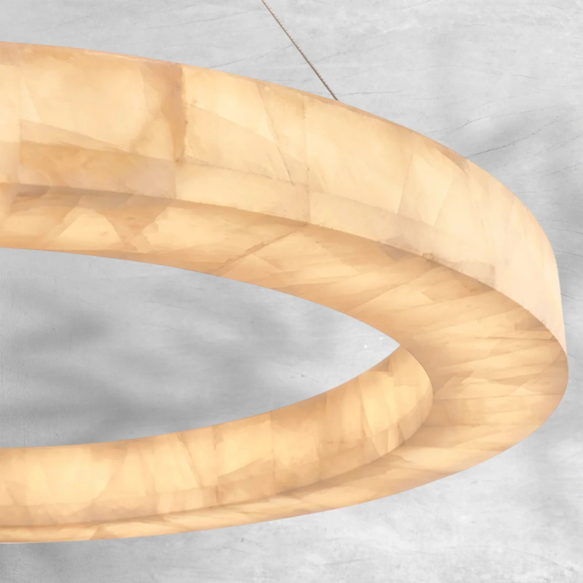 Rivaga Calcite Round Chandelier 31"40"60"