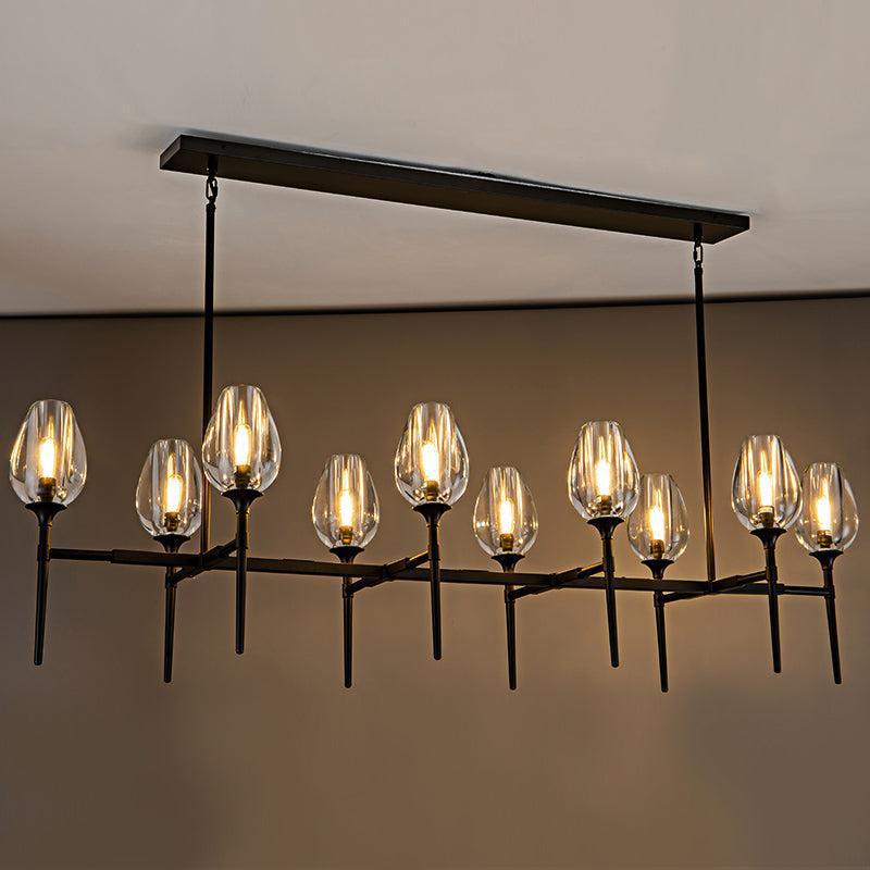 Tulipe Linear Chandelier 52"65"