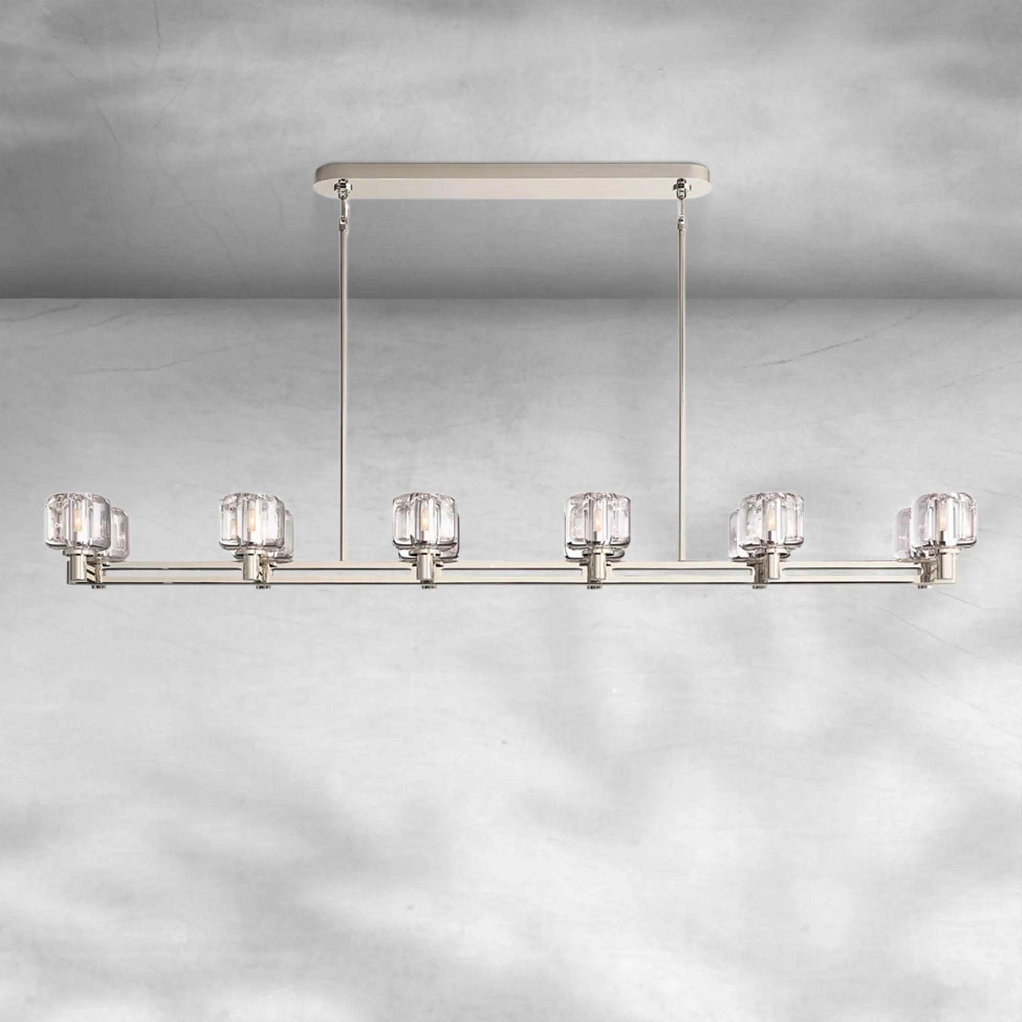Demaket Double Linear Chandelier 54"72"
