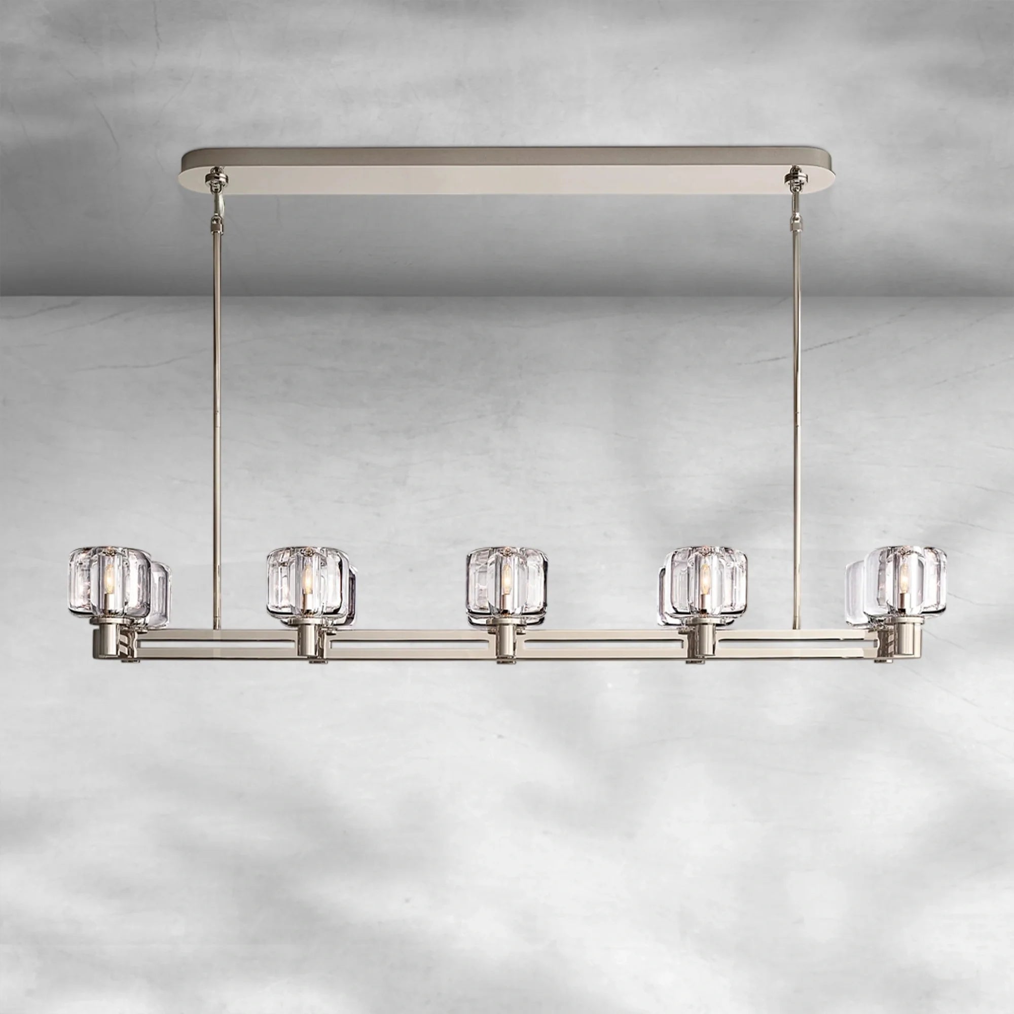 Demaket Double Linear Chandelier 54"72"