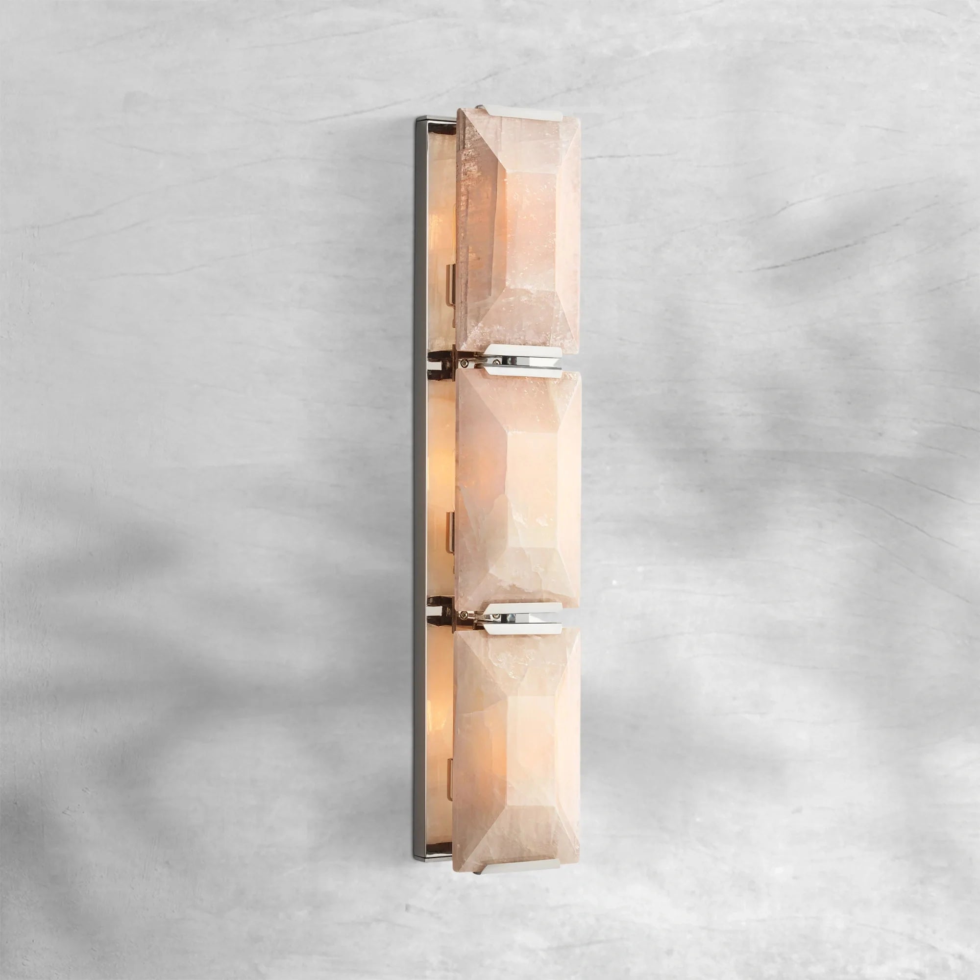 Harlew Calcite Triple Wall Sconce