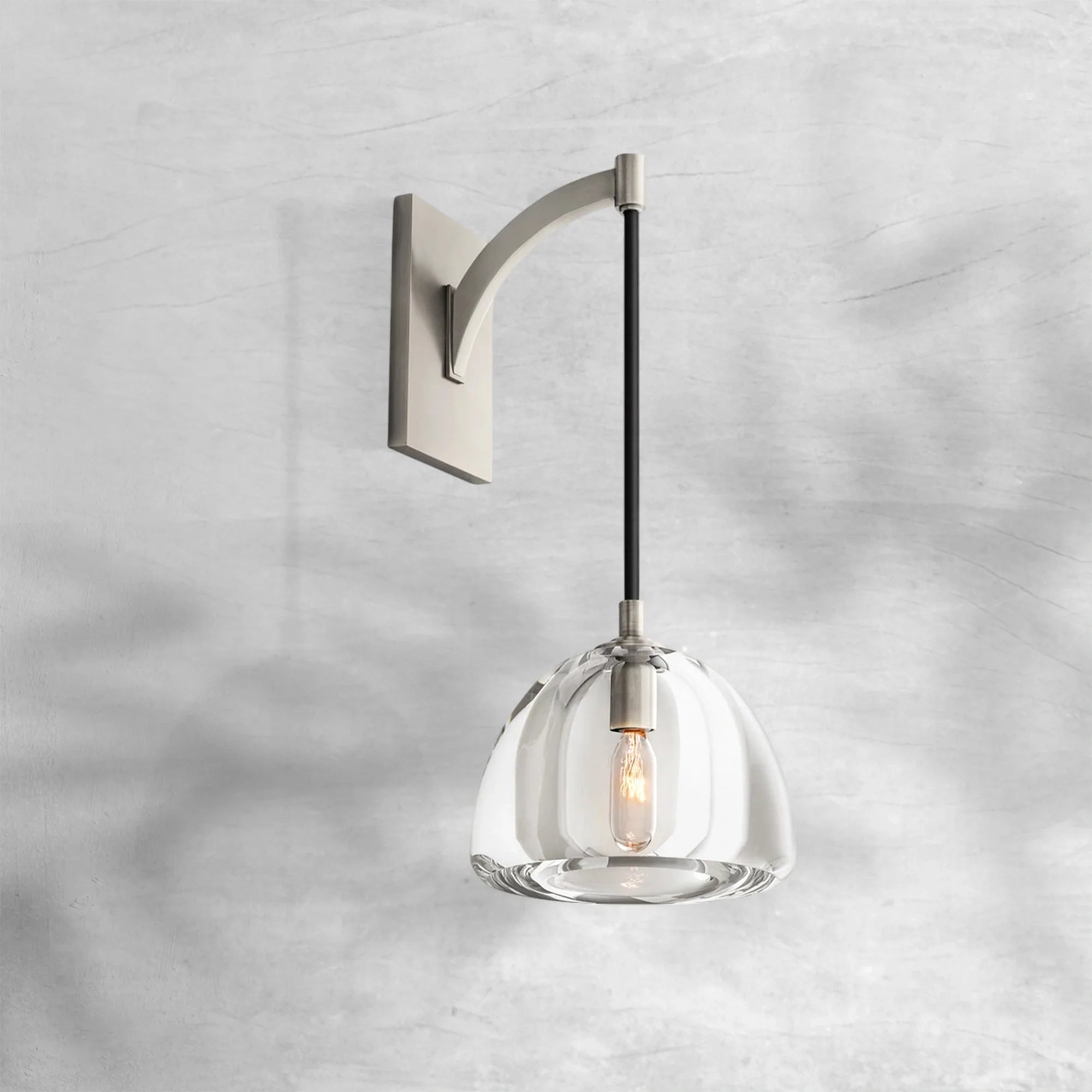 Hemispheae Modern Glass Wall Sconce