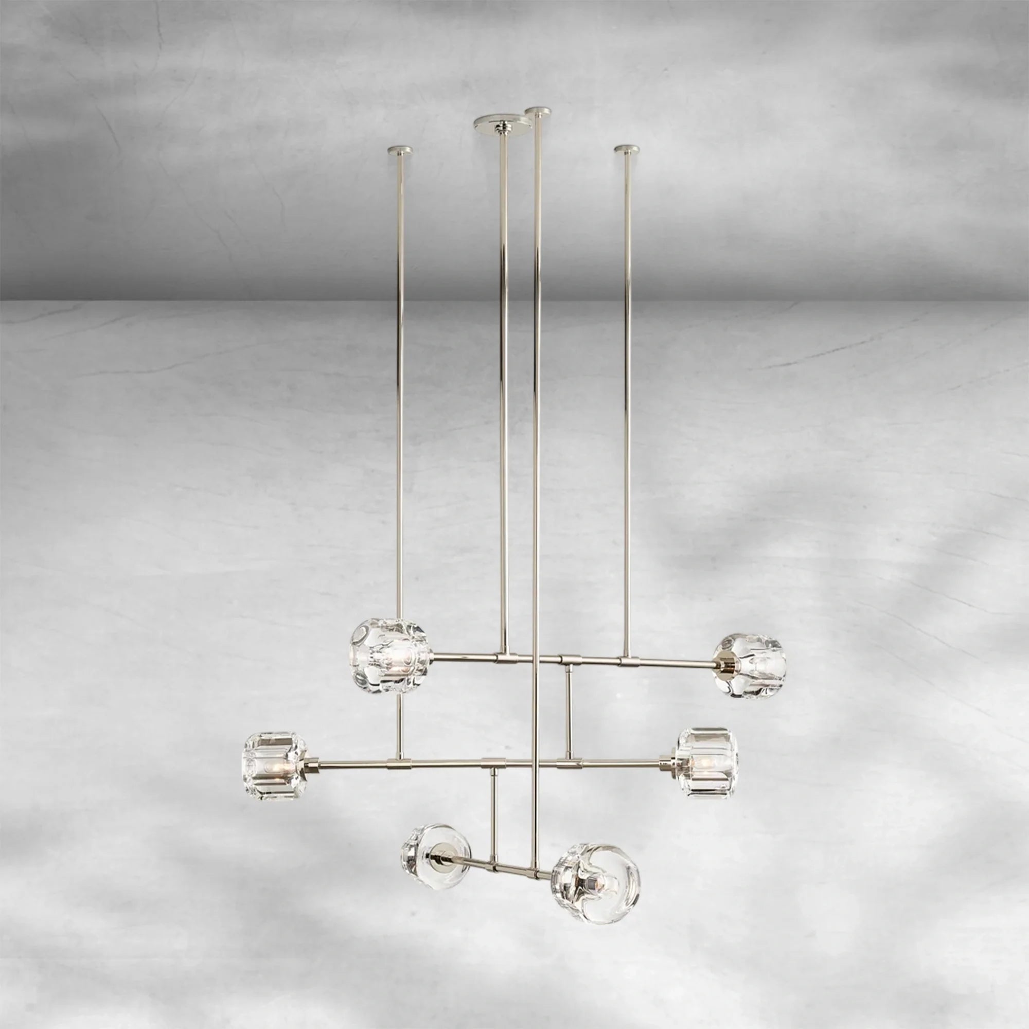 Demaket Mobile Round Chandelier 48" 62"