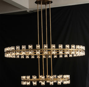 Reger Crystal 2-Tier Round Chandelier 60“