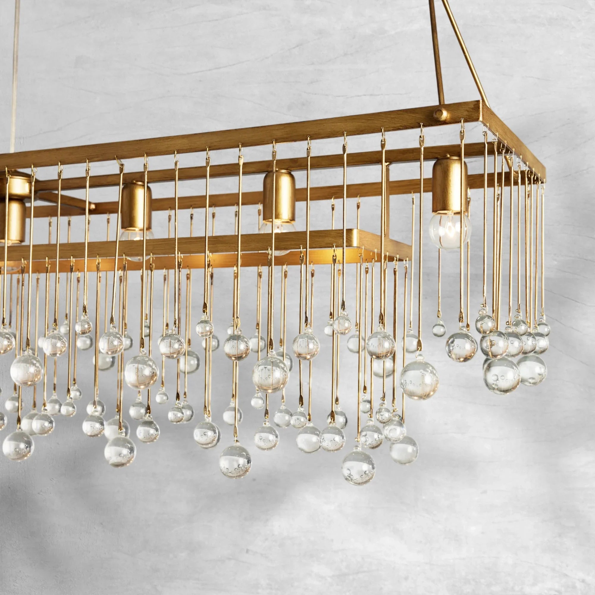 Aubrey Rectangular Chandelier 47''60''